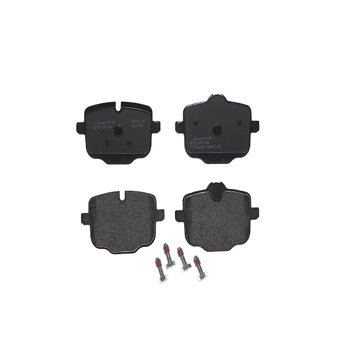 P06061 – BREMBO Brake Pad, FMSI Number D1469-8669 Low-Metallic Set Of 4 With Hardware